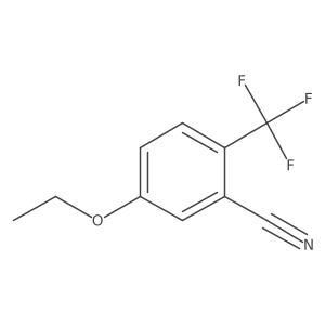 5-Ethoxy-2-(trifluoromethyl)benzonitrile Structure