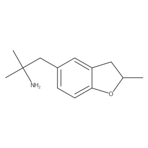 2-Methyl-1-(2-methyl-2,3-dihydro-1-benzofuran-5-yl)propan-2-amine Structure