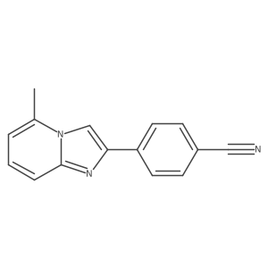 4-(5-Methylimidazo[1,2-a]pyridin-2-yl)benzonitrile Structure