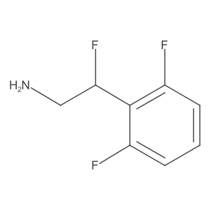 2-(2,6-Difluorophenyl)-2-fluoroethan-1-amine Structure