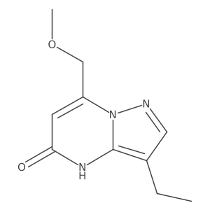 3-Ethyl-7-(methoxymethyl)pyrazolo[1,5-a]pyrimidin-5-ol Structure