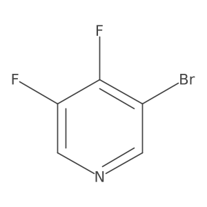 3-Bromo-4,5-difluoropyridine结构式
