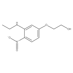 2-[3-(Ethylamino)-4-nitrophenoxy]ethanol Structure