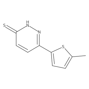 6-(5-Methylthiophen-2-yl)pyridazine-3-thiol Structure