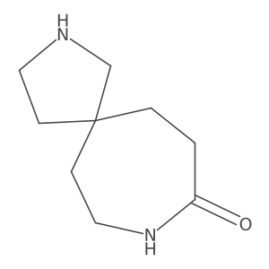 2,8-Diazaspiro[4.6]undecan-9-one结构式