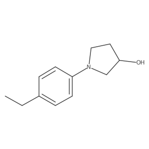 1-(4-Ethylphenyl)pyrrolidin-3-ol Structure