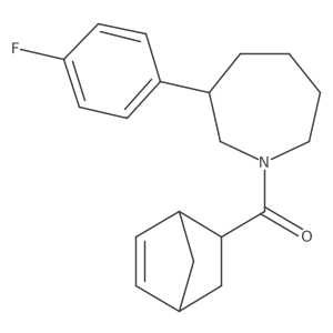 Bicyclo[2.2.1]hept-5-en-2-yl(3-(4-fluorophenyl)azepan-1-yl)methanone Structure