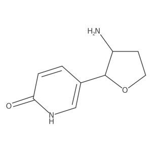 5-((2S,3R)-3-Aminotetrahydrofuran-2-yl)pyridin-2(1H)-one Structure