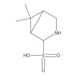 6,6-Dimethyl-3-azabicyclo[3.1.0]hexane-2-sulfonic acid结构式