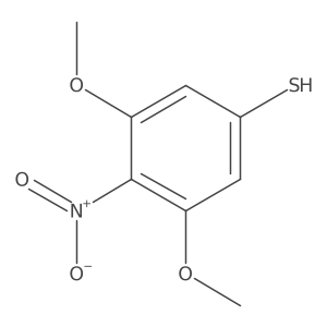 3,5-Dimethoxy-4-nitrobenzenethiol Structure