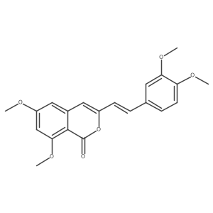 3-[(E)-2-(3,4-dimethoxyphenyl)ethenyl]-6,8-dimethoxyisochromen-1-one Structure