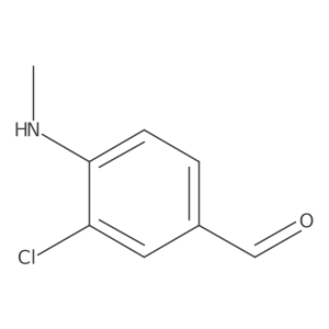 3-Chloro-4-(methylamino)benzaldehyde Structure
