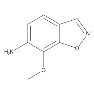 7-Methoxy-1,2-benzoxazol-6-amine结构式