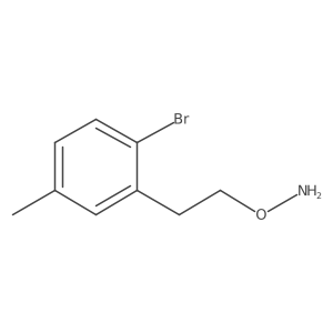 O-[2-(2-bromo-5-methylphenyl)ethyl]hydroxylamine Structure