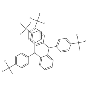 1,2-Bis(bis(4-(trifluoromethyl)phenyl)phosphino)benzene Structure