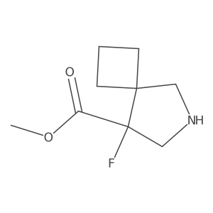 Methyl 8-fluoro-6-azaspiro[3.4]octane-8-carboxylate Structure