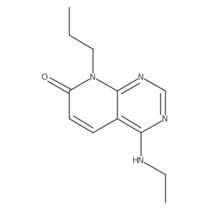 4-(ethylamino)-8-propylpyrido[2,3-d]pyrimidin-7(8H)-one结构式