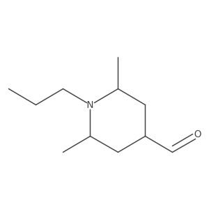 2,6-Dimethyl-1-propylpiperidine-4-carbaldehyde结构式