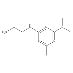 N4-(2-aminoethyl)-N2,N2,6-trimethylpyrimidine-2,4-diamine Structure