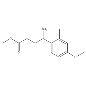 Methyl 4-amino-4-(4-methoxy-2-methylphenyl)butanoate Structure