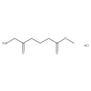 Methyl 6-amino-5-oxohexanoate;hydrochloride结构式