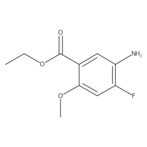Ethyl 5-amino-4-fluoro-2-methoxybenzoate Structure