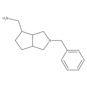 {2-Benzyl-octahydrocyclopenta[c]pyrrol-4-yl}methanamine结构式