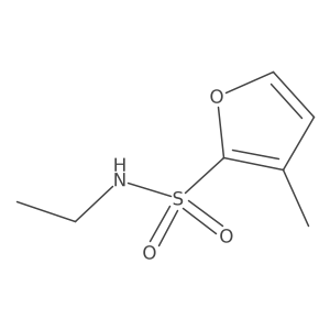N-ethyl-3-methylfuran-2-sulfonamide Structure