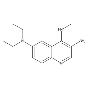 N6,N6-diethyl-N4-methylquinoline-3,4,6-triamine Structure