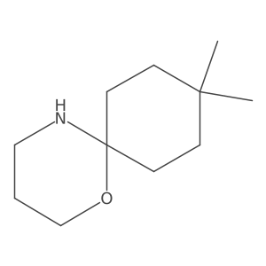 9,9-Dimethyl-1-oxa-5-azaspiro[5.5]undecane Structure