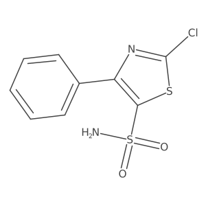 2-Chloro-4-phenylthiazole-5-sulfonamide结构式