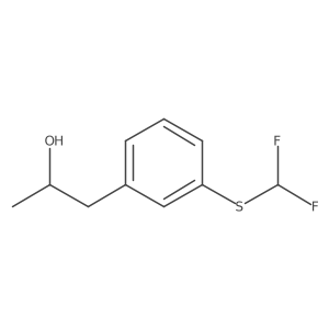 (2R)-1-{3-[(difluoromethyl)sulfanyl]phenyl}propan-2-ol Structure