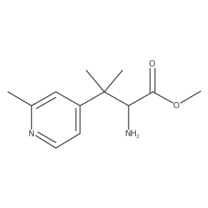 Methyl 2-amino-3-methyl-3-(2-methylpyridin-4-yl)butanoate Structure
