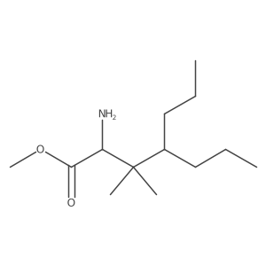 Methyl 2-amino-3,3-dimethyl-4-propylheptanoate Structure