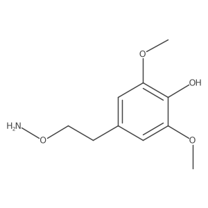 4-[2-(Aminooxy)ethyl]-2,6-dimethoxyphenol Structure
