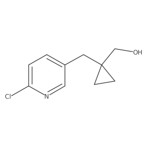 [1-[(6-chloro-3-pyridyl)methyl]cyclopropyl]methanol Structure