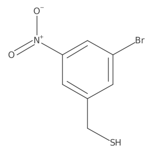 (3-Bromo-5-nitrophenyl)methanethiol结构式