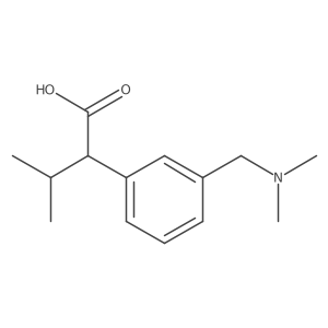 2-{3-[(Dimethylamino)methyl]phenyl}-3-methylbutanoic acid结构式