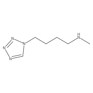 methyl[4-(1H-1,2,3,4-tetrazol-1-yl)butyl]amine Structure