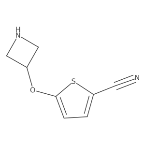 5-(Azetidin-3-yloxy)thiophene-2-carbonitrile Structure