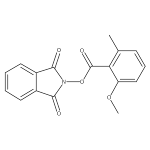 1,3-dioxo-2,3-dihydro-1H-isoindol-2-yl 2-methoxy-6-methylbenzoate Structure