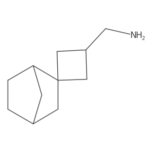 {Spiro[bicyclo[2.2.1]heptane-2,1'-cyclobutane]-3'-yl}methanamine Structure
