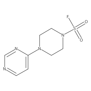 4-Pyrimidin-4-ylpiperazine-1-sulfonyl fluoride Structure