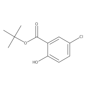 Tert-butyl 5-chloro-2-hydroxybenzoate Structure