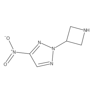 2-(azetidin-3-yl)-4-nitro-2H-1,2,3-triazole Structure