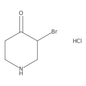 3-Bromopiperidin-4-one hydrochloride Structure