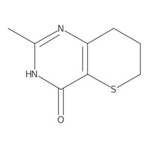 2-Methyl-3,6,7,8-tetrahydrothiopyrano[3,2-d]pyrimidin-4-one Structure