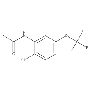 N-(2-Chloro-5-(trifluoromethoxy)phenyl)acetamide结构式