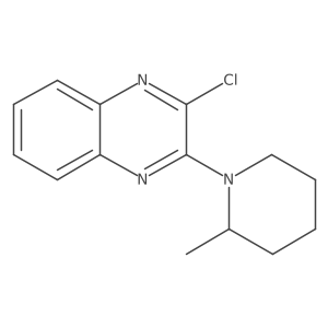 2-Chloro-3-(2-methylpiperidin-1-yl)quinoxaline结构式