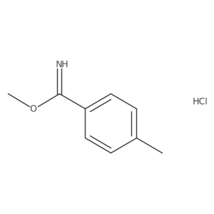 4-Methylbenzimidic acid methyl ester hydrochloride Structure
